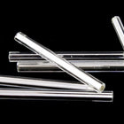 35mm Silver Lined Crystal Bugle (10 Gm, 40 Gm, 1/2 Kilo) #CBW010