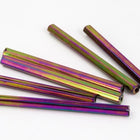 35mm Metallic Purple Iris Bugle (40 Gm, 1/2 Kilo) Preciosa #59195