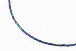 2mm x 2mm Metallic Blue Iris Pip Bead (10 Gm) #CBK002-General Bead
