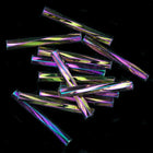 25mm Metallic Purple Iris Twist Bugle (10 Gm, 40 Gm, 1/2 Kilo) Preciosa #59195