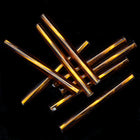 20mm Silver Lined Smoked Topaz Twist Bugle (10 Gm, 40 Gm, 1/2 Kilo) #CBP029