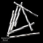30mm Silver Lined Crystal Twist Bugle (10 Gm, 40 Gm, 1/2 Kilo) #CBR001-General Bead