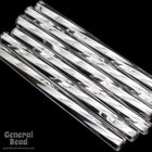 30mm Silver Lined Crystal Twist Bugle (10 Gm, 40 Gm, 1/2 Kilo) #CBR001-General Bead