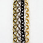 Bright Gold, 4mm Round Rolo Chain CC48-General Bead