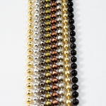 Bright Gold 1.5mm Diamond Cut Ball Chain CC91-General Bead