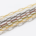 Gunmetal 7.9mm Rectangular Cable Chain #CC124-General Bead