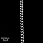 Stainless Steel 5mm x 3.25mm Hammered Curb Chain CCA011-General Bead