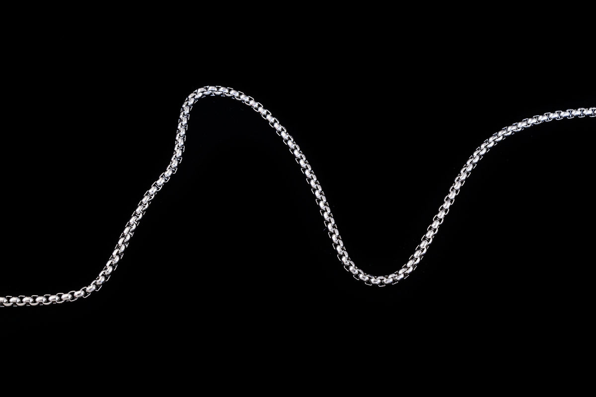3mm Stainless Steel Box Rolo Chain #CCA021 – General Bead