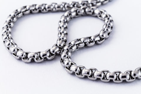 3mm Stainless Steel Box Rolo Chain #CCA021-General Bead
