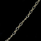 3mm x 2.5mm Bright Gold Figaro Chain CC90-General Bead