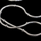 1.2mm Stainless Steel Satellite Snake Chain CC121-General Bead