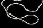 1.2mm Stainless Steel Satellite Snake Chain CC121-General Bead