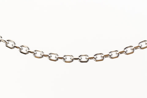 6mm x 4.3mm Stainless Steel Faceted Cable Chain CCA122-General Bead