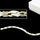3mm White/Gold Rope Chain Chain CC133-General Bead