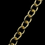 Bright Gold 7mm x 8mm Classic Cable Chain CC167-General Bead