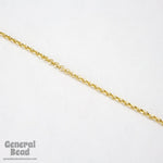 3.5mm Bright Gold Beveled Round Link Chain CC203-General Bead