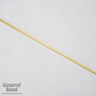 Bright Gold 1.2mm Classic Box Chain #CC223-General Bead