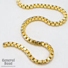 Bright Gold 2mm Box Chain CC205-General Bead