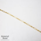 17.7mm x 6mm Bright Gold Stretched Oval Chain CC216-General Bead
