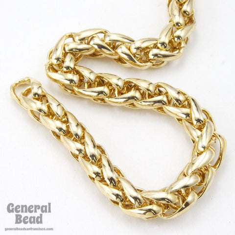 5.5mm Bright Gold Wheat Chain CC218-General Bead