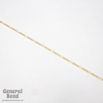 6.2mm x 2.5mm Bright Gold Figaro Chain CC222-General Bead