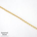 6.8mm Bright Gold Double Link Cable Chain CC227-General Bead