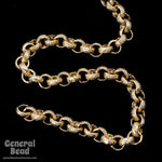 5mm Gold Textured Rolo Chain CC246-General Bead