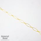 27mm x 8.7mm Gold Oval Link Chain CC248-General Bead