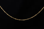 2mm Bright Gold Satellite Rolo Chain CCA262-General Bead
