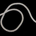4mm White/Gold Flat Braided Chain #CC92-General Bead