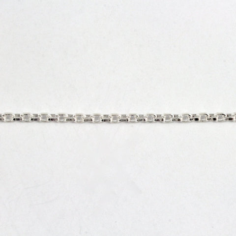 Bright Silver, 2.5mm x 3.5mm Square Wire Cable Chain CC47-General Bead