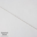 3mm x 4.8mm Bright Silver Textured Oval Chain #CC97-General Bead