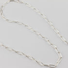 Bright Silver 5.9mm Rectangular Cable Chain #CC120-General Bead