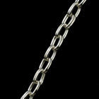 Bright Silver 6mm x 4mm Double Square Box Chain CC168-General Bead