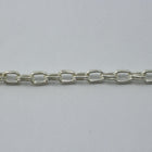 Bright Silver 6mm x 4mm Double Square Box Chain CC168-General Bead