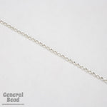 3.5mm Bright Silver Beveled Round Link Chain CC203-General Bead