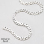 Bright Silver 2mm Box Chain CC205-General Bead