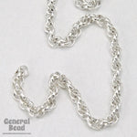 1.6mm Silver Spiral Rope Chain CC259-General Bead
