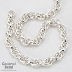 5mm Bright Silver Rope Chain CC233-General Bead