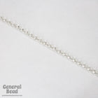 5mm Silver Textured Rolo Chain CC246-General Bead