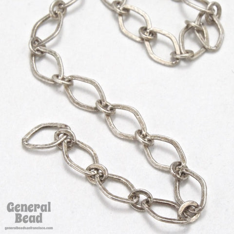 4mm x 3mm Antique Silver Oval Link Cable Chain CC252-General Bead