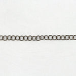 Gunmetal Color, 4mm Round Cable Chain CC46-General Bead