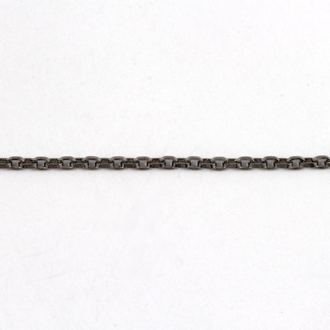 Gunmetal, 2.5mm x 3.5mm Square Wire Cable Chain CC47-General Bead