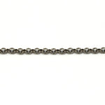 Gunmetal, 4mm Round Rolo Chain CC48-General Bead