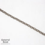 5mm Gunmetal Textured Circular Cable Chain CC49-General Bead