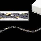 3mm Grey/Gold Rope Chain Chain CC133-General Bead