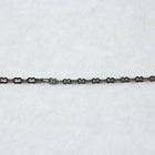 2mm x 4mm Gunmetal Peanut Chain CC150-General Bead