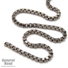 Gunmetal 2mm Box Chain CC205-General Bead