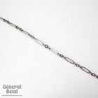 17.7mm x 6mm Gunmetal Stretched Oval Chain CC216-General Bead