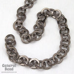 6.4mm Gunmetal Round Cable Chain CC224-General Bead